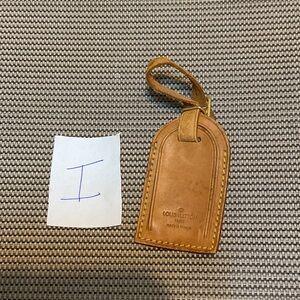 Louis Vuitton Leather Luggage Tag